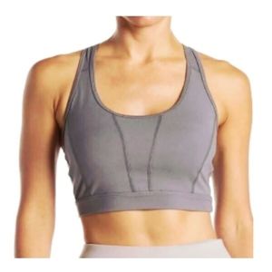 Wine Color Nine West Racer‎ Back Active Midi Sports Bra